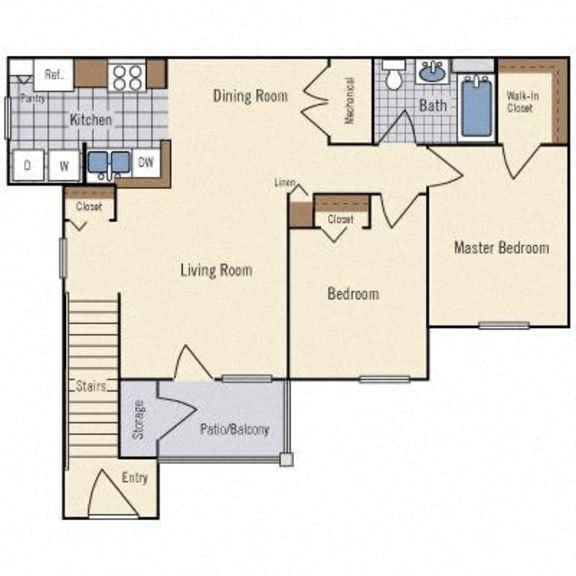 Floor Plans Amberwood Place Apartments